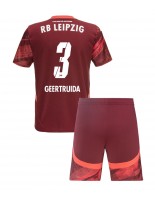 RB Leipzig Lutsharel Geertruida #3 Vieraspaita Lasten 2024-25 Lyhythihainen (+ shortsit)